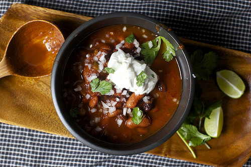 three-bean chili