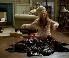 This is a dramatization. I am not actually a blonde.