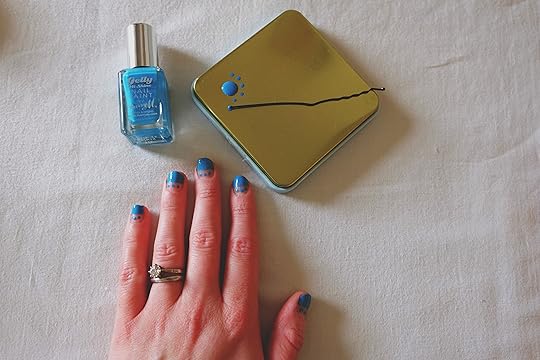 DIY Colour Block & Dots Nail Art Made Peachy