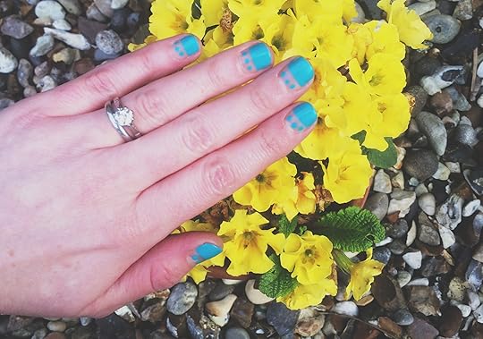 DIY Colour Block & Dots Nail Art Made Peachy
