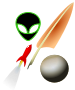 English: Icon for lists of science fiction authors