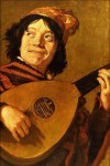 Medieval Jester playing a lute -- Source: Judith Leyster [Public domain], via Wikimedia Commons