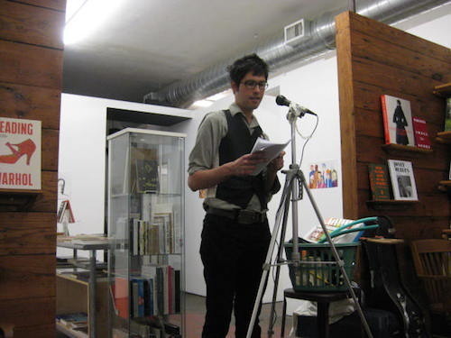 Release party for Death to the Bullshit Artists of South Texas, Vol. 1, at Farewell Books in Austin
