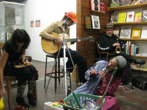 Release party for Death to the Bullshit Artists of South Texas, Vol. 1, at Farewell Books in Austin