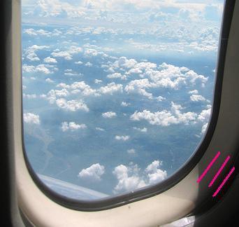 Post 114-aiplane window