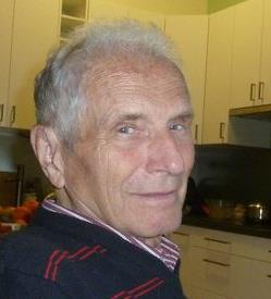 Dad, as I remember him in our kitchen on his last visit...