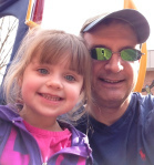 Me and Papa at the start of a most excellent afternoon.