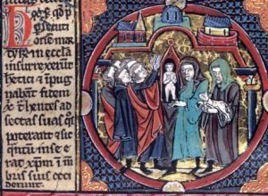 BL Harley 1526 f13 K020719 Cathars and cat