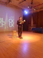 The terrifying author reading...