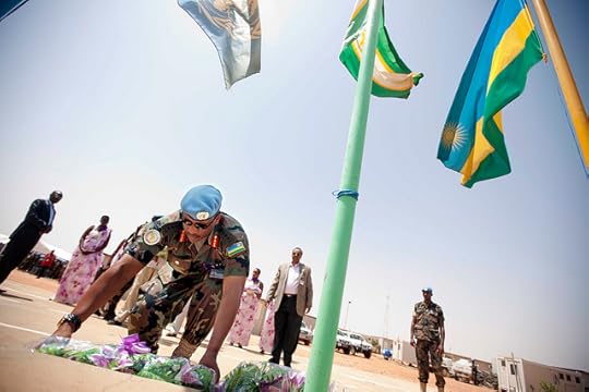 Rwandan Genocide Memorial. 7 April 2011. El Fasher: The Rwandan community in UNAMID organized the 17th Commemoration of the 1994 Genocide against Tutsi hold in Super Camp - RWANBATT 25 Military Camp (El Fasher). Photo by Albert Gonzalez Farran / UNAMID.