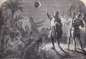 Columbus and eclipse