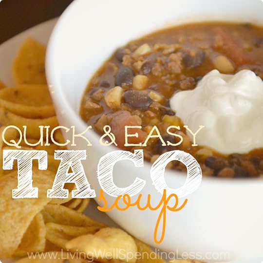 Quick & Easy Taco Soup Square