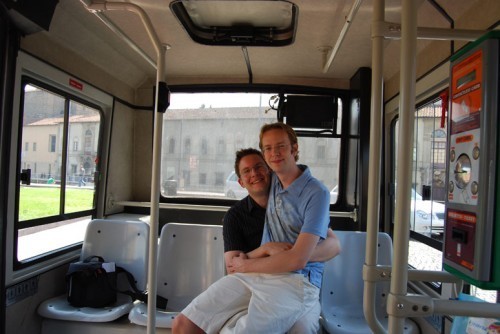 Jay and Andreas in Florence