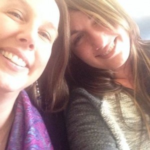 on the plane