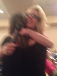 blurry hug
