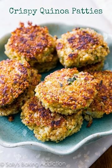 Crispy Quinoa Patties - these versatile patties are crispy on the edges, warm in the center, and freeze well for a quick meal. Add your favorite spices and veggies!