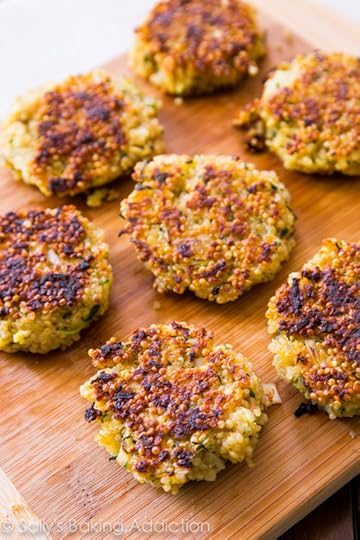 Crispy Quinoa Patties - these versatile patties are crispy on the edges, warm in the center, and freeze well for a quick meal. Add your favorite spices and veggies!