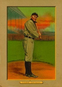 Ty Cobb, Detroit Tigers, baseball card portrait, 1911. Benjamin K. Edwards Collection. Prints and Photographs Division. 