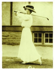 Champion golfer Katherine Harley, Chevy Chase, Md. 1908. George Grantham Bain Collection. Prints and Photographs Division. 