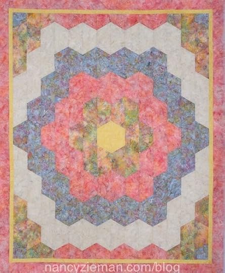 Grandmother's One Patch Template Nancy Zieman How to Sew Hexagons