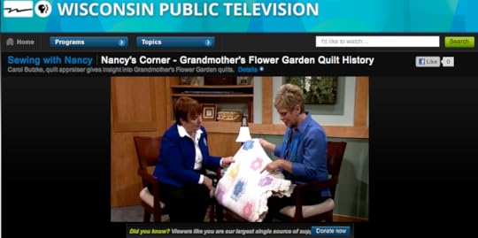Grandmother's Flower Garden, Sewing With Nancy Interview