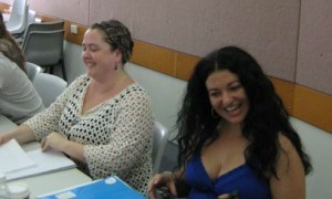 Suze and Angie at Clarion South!