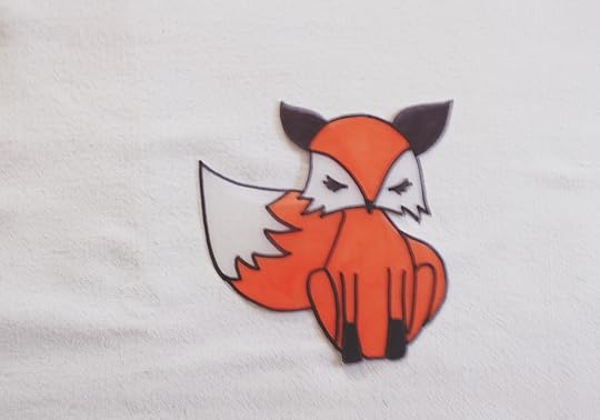 DIY Shrink Plastic Fox Brooch Made Peachy