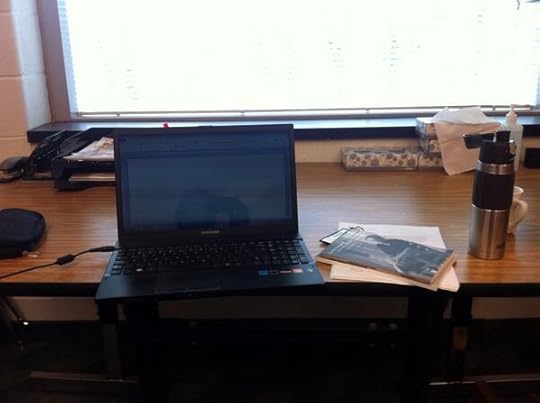 My writer-in-residence office at Crescent School