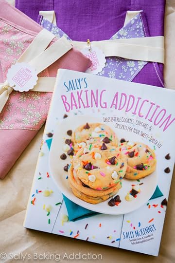 Sally's Baking Addiction Cookbook + Handmade Linen Apron Giveaway on sallysbakingaddiction.com-2