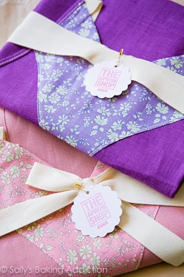 Sally's Baking Addiction Cookbook + Handmade Linen Apron Giveaway on sallysbakingaddiction.com