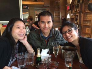 Fellow foodies: Nicole, Lan, and Missy.