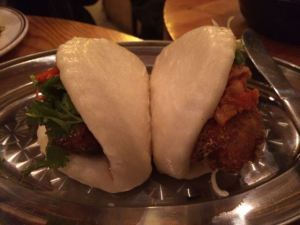 Pork belly and Korean chicken steamed buns