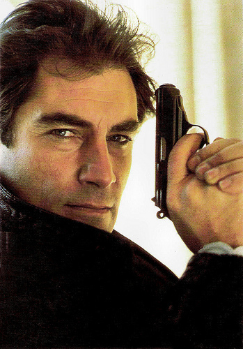 Timothy Dalton in The Living Daylights