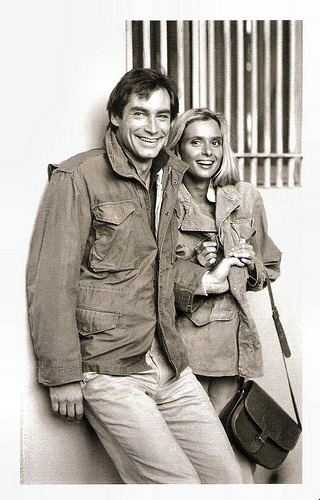Timothy Dalton and Maryam d'Abo in The Living Daylights