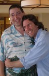 Lee with Barry Eisler