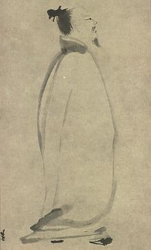 Li Bai In Stroll, by Liang K'ai (1140–1210).