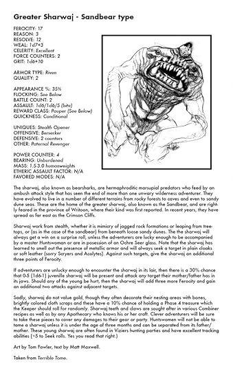 Art by Tom Fowler, text by Matt Maxwell