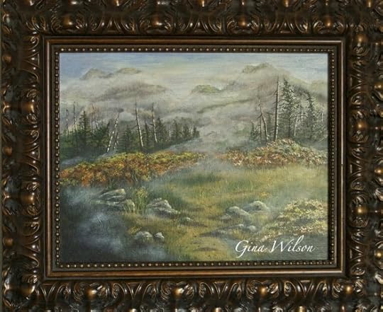 Gina Wilson's original landscape painting