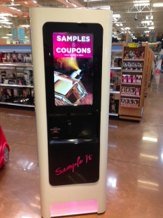 Why buy a WHOLE tube of lipstick when you can get a sample. LOSS prevention?