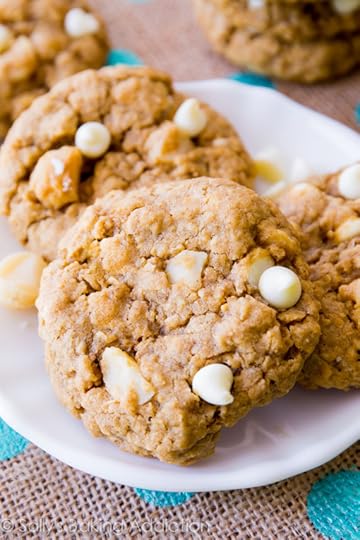 These soft-baked oatmeal cookies are loaded with creamy white chocolate and buttery macadamia nuts. Only 30 minutes to chill, you’ll have oatmeal cookies in no time!