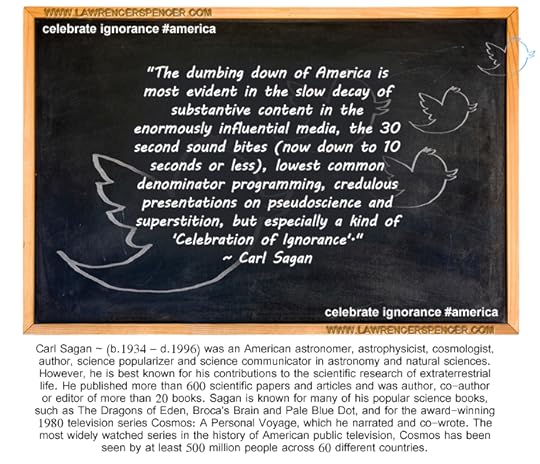 CELEBRATE IGNORANCE #AMERICA