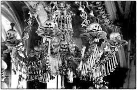 bone church chandelier