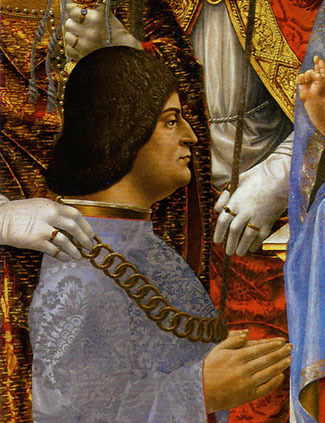 Ludovico Sforza, Duke of Milan. Sforza Altarpiece, 1495