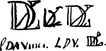 signature da vinci
