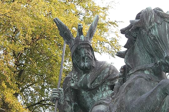Detail of statue in Herford, Germany.