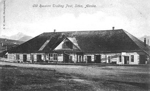 The Russians built a stronger trading post after Tlingits attacked and burned the original settlement near Sitka in 1802.
