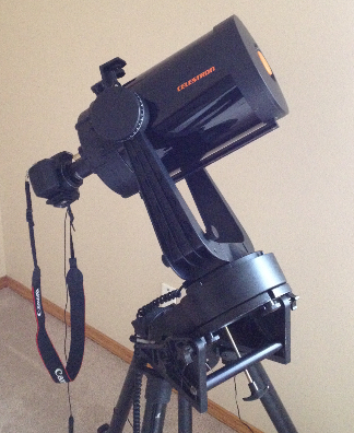 Celestron C-8 with camera