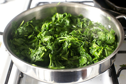 wilted spinach