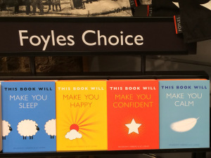 Picture of This Book Will series at Foyles