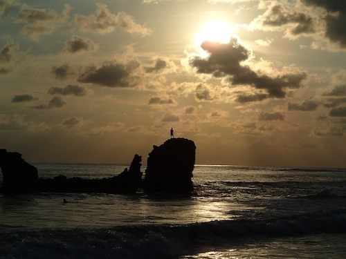 Sunset in El Tunco, El Salvador